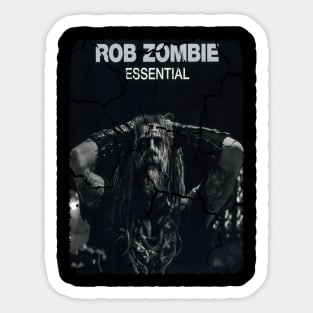 rob zombieeee crack vintage Sticker